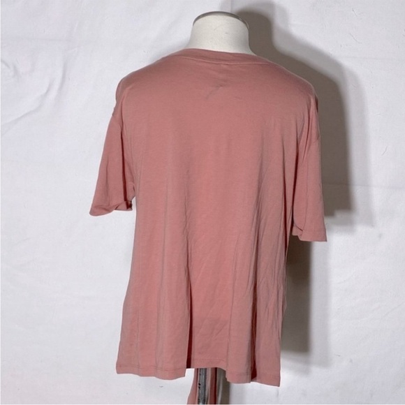 Z supply pink tie front T shirt M - Picture 4 of 13